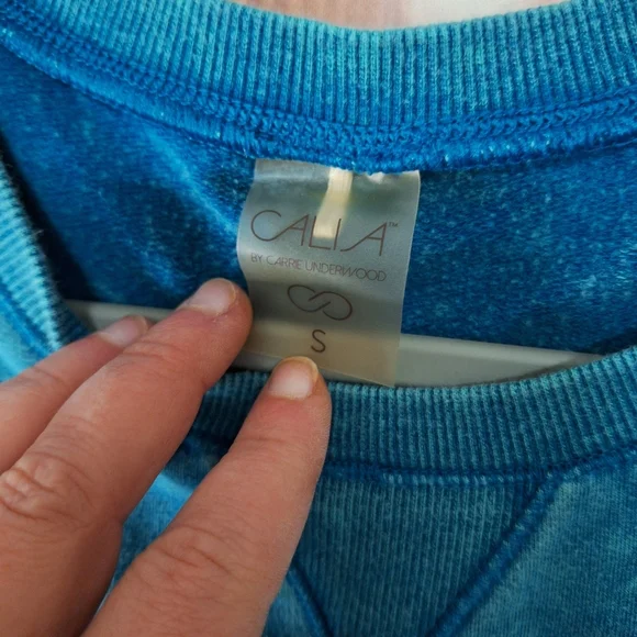 CALIA SIZE SMALL BLUE SWEATER - Picture 2 of 4